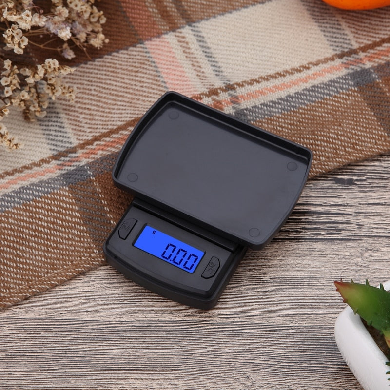 1PC Digital Scale 100/200/300/500g 0.01g Precise LCD Display Pocket Scale Gram Weight Kitchen Food Jewelry Drug Scales