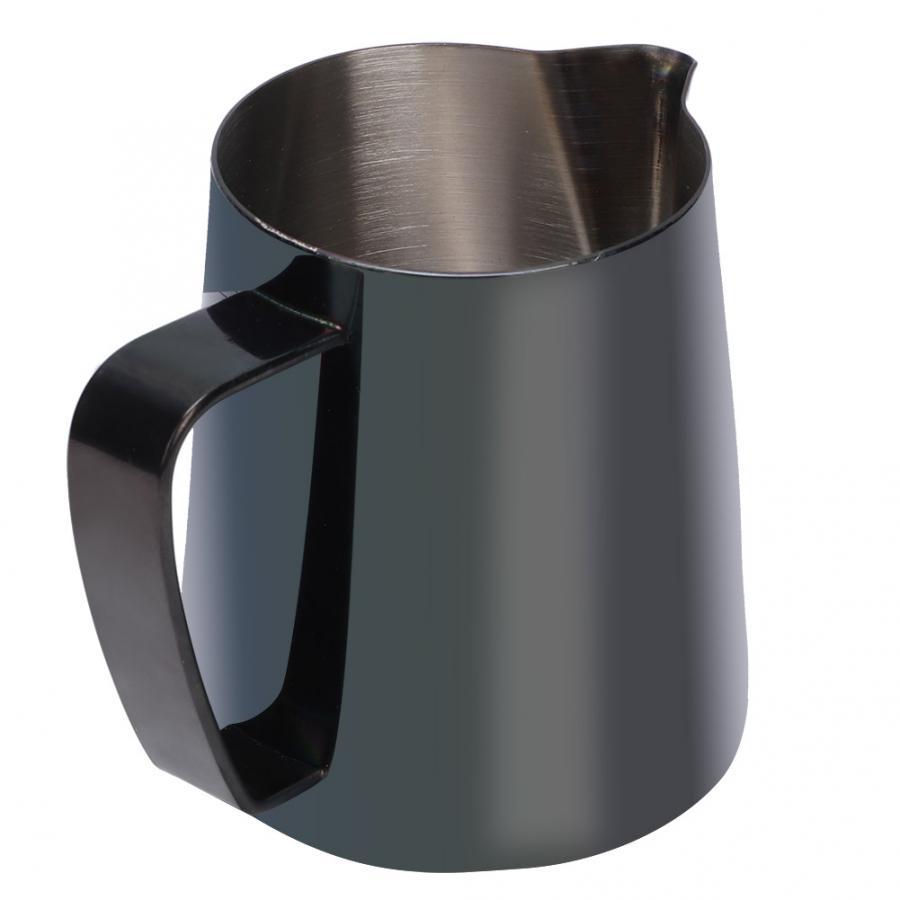 350ml Stainless Steel Milk Frothing Cup Coffee Pitcher Milk Jug Black Colorful Cup for Latte Art  Kitchen Coffee Accessories
