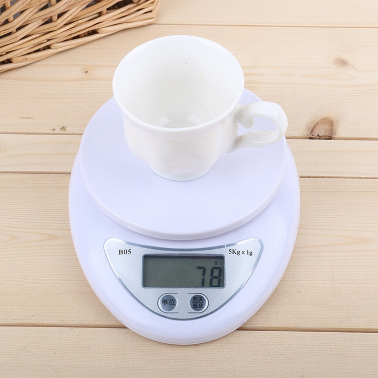 5kg/1g 1kg/0.1g Portable Digital Scale LED Electronic Scales Postal Food Measuring Weight Kitchen LED Electronic Scales