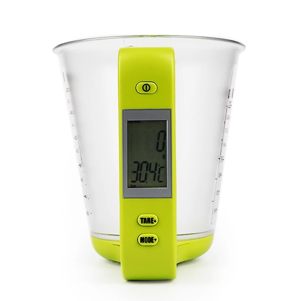 Large Capacity Measuring Cup Kitchen Food Scale Digital Beaker Electronic Tool Scale Digital Display Weight Sensor Measuring Cup